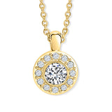 Anhänger mit Kette "Classic Solitaire"