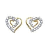 Ohrringe "Double Love Pin"